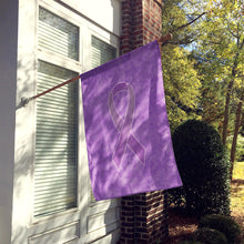 Load image into Gallery viewer, Lavender Ribbon for All Cancer Awareness Flag Canvas House Size AN1200CHF
