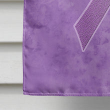 Load image into Gallery viewer, Lavender Ribbon for All Cancer Awareness Flag Canvas House Size AN1200CHF