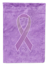 Load image into Gallery viewer, Lavender Ribbon for All Cancer Awareness Flag Canvas House Size AN1200CHF