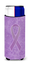 Load image into Gallery viewer, Lavender Ribbon for All Cancer Awareness Slim Can Hugger – Fun &amp; Functional Drink Coolers AN1200MUK
