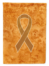 Load image into Gallery viewer, Orange Ribbon for Leukemia Awareness Flag Canvas House Size AN1204CHF