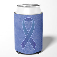 Load image into Gallery viewer, Periwinkle Blue Ribbon for Esophageal and Stomach Cancer Awareness Can or Bottle Hugger AN1208CC