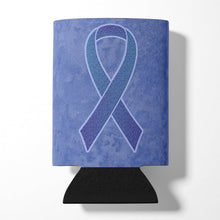 Load image into Gallery viewer, Periwinkle Blue Ribbon for Esophageal and Stomach Cancer Awareness Can or Bottle Hugger AN1208CC