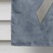 Load image into Gallery viewer, Clear Ribbon for Lung Cancer Awareness Flag Canvas House Size AN1210CHF