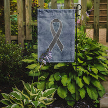 Load image into Gallery viewer, Grey Ribbon for Brain Cancer Awareness Garden Flag – Inspirational Outdoor Support Decor AN1211GF
