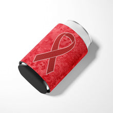Load image into Gallery viewer, Red Ribbon for Aids Awareness Can or Bottle Hugger AN1213CC