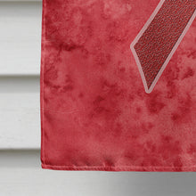 Load image into Gallery viewer, Red Ribbon for Aids Awareness Flag Canvas House Size AN1213CHF