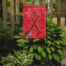 Load image into Gallery viewer, Red Ribbon for Aids Awareness Garden Flag – Inspirational Outdoor Support Decor AN1213GF