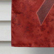 Load image into Gallery viewer, Burgundy Ribbon for Multiple Myeloma Cancer Awareness Flag Canvas House Size AN1214CHF