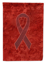 Load image into Gallery viewer, Burgundy Ribbon for Multiple Myeloma Cancer Awareness Garden Flag – Inspirational Outdoor Support Decor AN1214GF