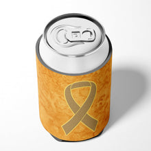 Load image into Gallery viewer, Peach Ribbon for Uterine Cancer Awareness Can or Bottle Hugger AN1219CC