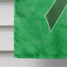 Load image into Gallery viewer, Kelly Green Ribbon for Kidney Cancer Awareness Flag Canvas House Size AN1220CHF