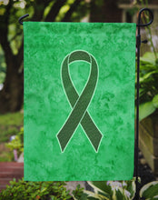 Load image into Gallery viewer, Emerald Green Ribbon for Liver Cancer Awareness Garden Flag – Inspirational Outdoor Support Decor AN1221GF