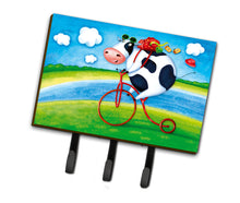 Load image into Gallery viewer, Cow riding Bicycle Leash or Key Holder APH0076TH68
