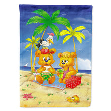Load image into Gallery viewer, Teddy Bears Picnic on the Beach Flag Canvas House Size APH0239CHF