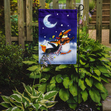 Load image into Gallery viewer, Music under the Moon Penguins Garden Flag - Outdoor Decorative Yard Flag