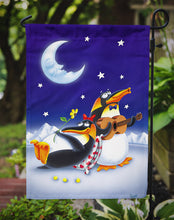 Load image into Gallery viewer, Music under the Moon Penguins Garden Flag - Outdoor Decorative Yard Flag