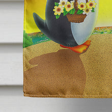 Load image into Gallery viewer, In Love Valentine's Day Penguins Flag Canvas House Size APH0245CHF