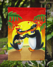Load image into Gallery viewer, In Love Valentine's Day Penguins Garden Flag - Outdoor Decorative Yard Flag APH0245GF