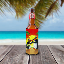 Load image into Gallery viewer, In Love Valentine's Day Penguins  Slim Can Hugger – Fun &amp; Functional Drink Coolers APH0245MUK