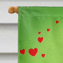 Load image into Gallery viewer, My Love Song Penguins Flag Canvas House Size