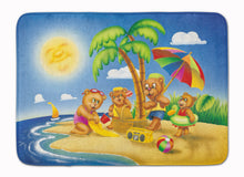 Load image into Gallery viewer, Bears Playing at the Beach Machine Washable Memory Foam Mat APH0375RUG