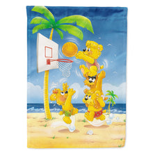 Load image into Gallery viewer, Bears playing Basketball Flag Canvas House Size