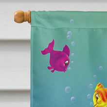 Load image into Gallery viewer, Teddy Bear Mermaid and Diver Flag Canvas House Size APH0414CHF