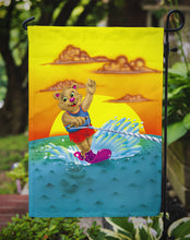 Load image into Gallery viewer, Teddy Bear Water Skiing Garden Flag - Outdoor Decorative Yard Flag