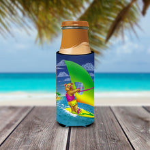 Load image into Gallery viewer, Teddy Bear Sailing  Slim Can Hugger – Fun &amp; Functional Drink Coolers APH0416MUK