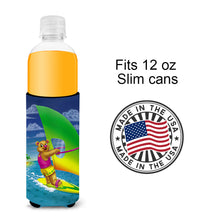 Load image into Gallery viewer, Teddy Bear Sailing  Slim Can Hugger – Fun &amp; Functional Drink Coolers APH0416MUK