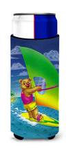 Load image into Gallery viewer, Teddy Bear Sailing  Slim Can Hugger – Fun &amp; Functional Drink Coolers APH0416MUK