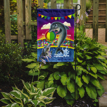 Load image into Gallery viewer, Dolphins performing for the crowds Garden Flag - Outdoor Decorative Yard Flag APH0417GF