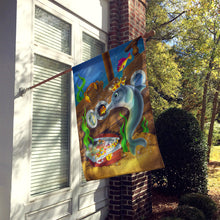 Load image into Gallery viewer, Dolphins Treasure Chest Flag Canvas House Size