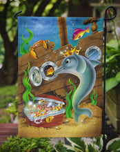 Load image into Gallery viewer, Dolphins Treasure Chest Garden Flag - Outdoor Decorative Yard Flag
