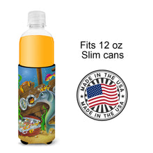 Load image into Gallery viewer, Dolphins Treasure Chest  Slim Can Hugger – Fun &amp; Functional Drink Coolers APH0420MUK
