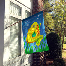 Load image into Gallery viewer, Yellow Fish Flag Canvas House Size APH0527CHF