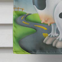 Load image into Gallery viewer, Cow on a Bike Ride Flag Canvas House Size APH0532CHF