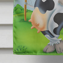 Load image into Gallery viewer, Cow playing Tennis Flag Canvas House Size APH0533CHF