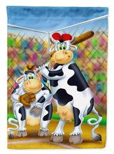 Load image into Gallery viewer, Cow playing Baseball Garden Flag - Outdoor Decorative Yard Flag