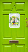 Load image into Gallery viewer, Easter Bunnies with Eggs Wall or Door Hanging Prints APH0684DS1216