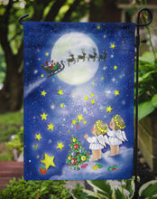 Load image into Gallery viewer, Angels watching Santa Claus Garden Flag – Decorative Outdoor Yard Flag APH0690GF