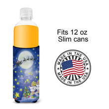 Load image into Gallery viewer, Angels watching Santa Claus Slim Can Hugger – Fun &amp; Functional Drink Coolers APH0690MUK