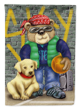 Load image into Gallery viewer, Teddy Bear and his Lab Garden Flag - Outdoor Decorative Yard Flag