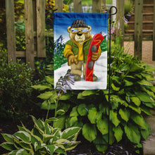 Load image into Gallery viewer, Teddy Bear Snowboarding Garden Flag - Outdoor Decorative Yard Flag
