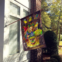Load image into Gallery viewer, Witch and Crows Stirring it up Halloween Flag Canvas House Size APH0934CHF