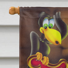 Load image into Gallery viewer, Witch and Crows Stirring it up Halloween Flag Canvas House Size APH0934CHF