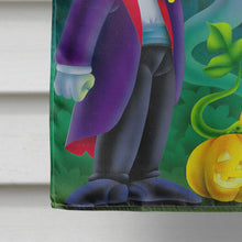 Load image into Gallery viewer, Halloween with Dracula and Frankenstein Flag Canvas House Size APH0935CHF