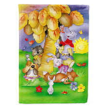 Load image into Gallery viewer, Animals under the coconut tree Flag Canvas House Size APH0977CHF