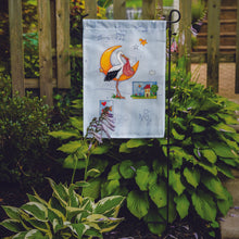 Load image into Gallery viewer, Expecting Stork bringing Baby Garden Flag - Outdoor Decorative Yard Flag APH1017GF